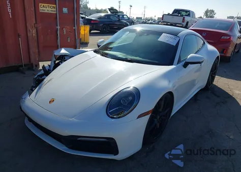 2021 Porsche 911 Carrera из США, поврежденный, VIN WP0AA2A90MS205788